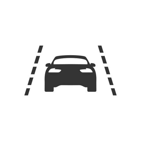 Seat heating icon in simple design. Vector illustrationのイラスト素材
