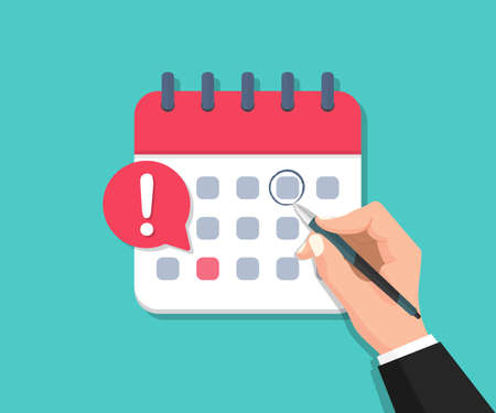 Woman resume document in clipboard in a flat design with long shadowのイラスト素材