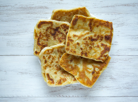 Placinta -Traditional homemade Romanian and Moldovan pies. Flapjack