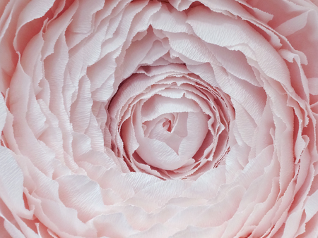 Artificial flowers made of paper. Close upの写真素材