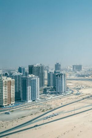 Construction site in Dubai, United Arab Emirates.の写真素材