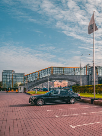 Russia, Moscow, September, 30 2020. Monument to Prince Vladimir in Moscow.