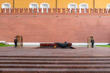 Russia, Moscow, September, 31 2020. Autumn view of Luzhniki sports complex in Moscow.のeditorial素材