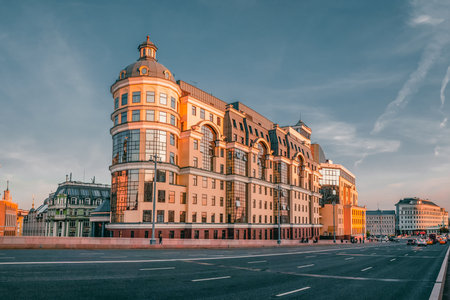Moscow, Russia, September 30, 2020. Panoramic view of Kuskovo Park-the Estate of count Sheremetev. Popular tourist attraction in Moscow.のeditorial素材