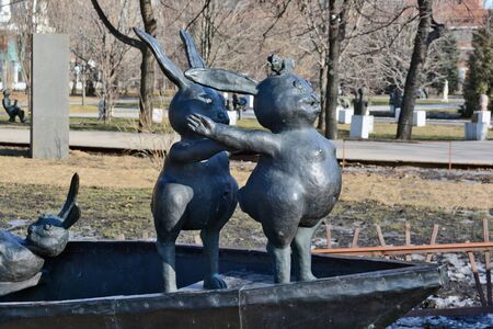 Moscow, Russia - March 1, 2014: Muzeon Art Park (Fallen Monument Park)のeditorial素材