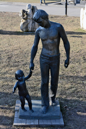 Moscow, Russia - March 1, 2014: Muzeon Art Park (Fallen Monument Park)のeditorial素材