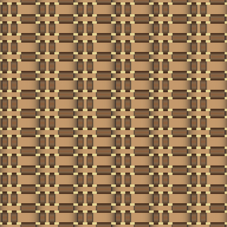 wicker seamless patternのイラスト素材