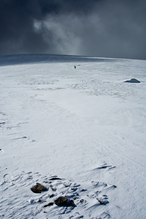 Beautifull valley with view to snow mountains  in Altaj, Russia  at the summerの写真素材