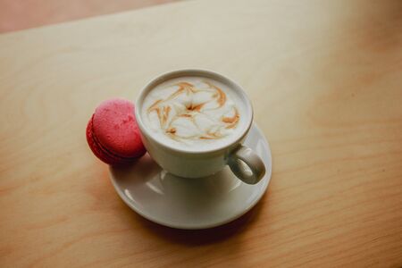 Coffe and macaroniのeditorial素材