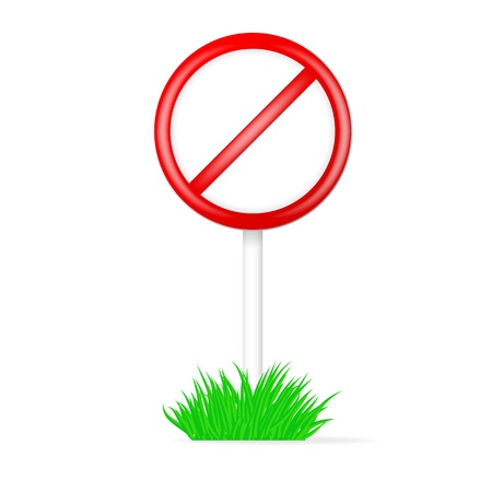 No Sign. Vector illustrationのイラスト素材