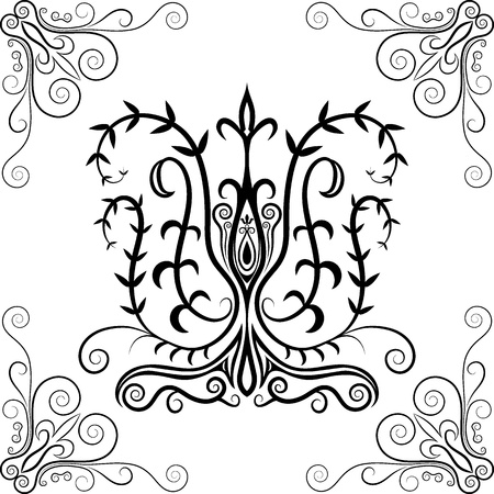 Seamless Floral Pattern  Vector illustrationのイラスト素材