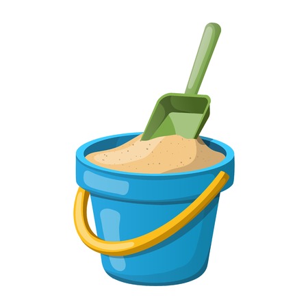 Sand Bucket and shovel.のイラスト素材