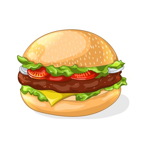 Hamburger icon. Vector illustrationのイラスト素材
