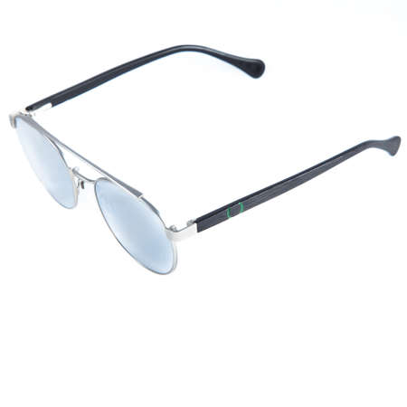 frames of glasses in blue on a white background. Eyeglasses in blue frames.の写真素材