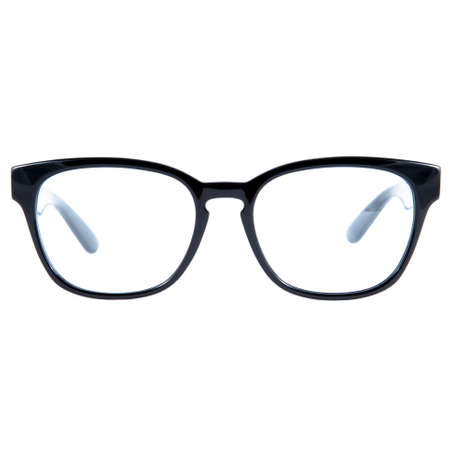 frames of glasses in blue on a white background. Eyeglasses in blue frames.の写真素材