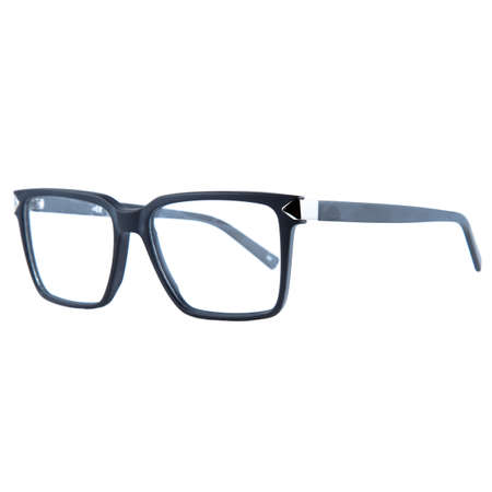 frames of glasses in blue on a white background. Eyeglasses in blue frames.の写真素材