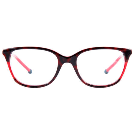 frames of glasses in blue on a white background. Eyeglasses in blue frames.の写真素材