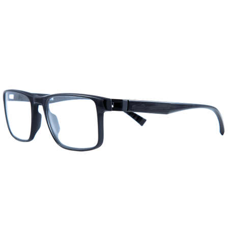 frames of glasses in blue on a white background. Eyeglasses in blue frames.の写真素材