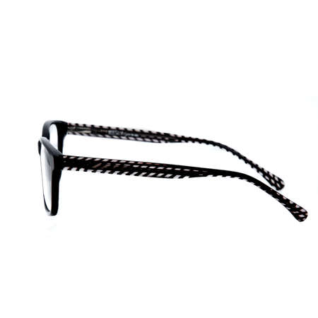 frames of glasses in blue on a white background. Eyeglasses in blue frames.の写真素材