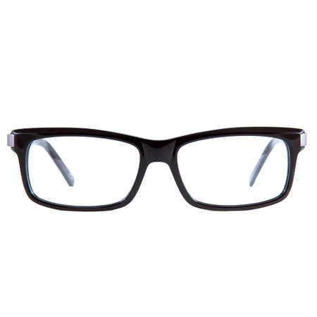 frames of glasses in blue on a white background. Eyeglasses in blue frames.の写真素材
