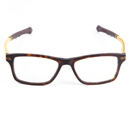 eyeglass frames on a white background. Stylish framed glasses on a white background.の写真素材