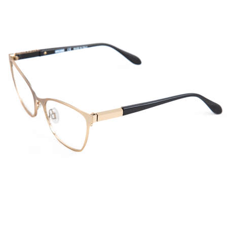 eyeglass frames on a white background. Stylish framed glasses on a white background.の写真素材