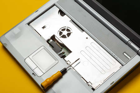 a laptop keyboard replacement, notebook repairの写真素材