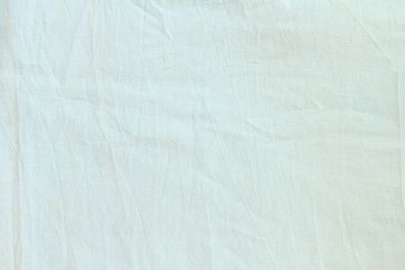 White blue linen fabric cotton for wallpaper design. Weave cotton background texture.の写真素材