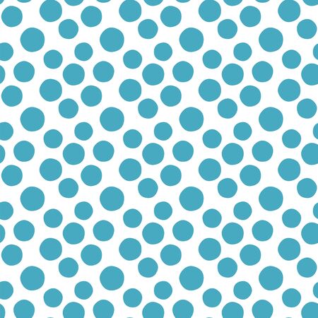 Seamless endless infinity pattern of geometric blue circle shapes. Drawing for wrapping paper, fabric, wallpaper.の写真素材