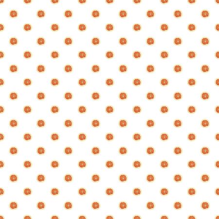 Seamless pattern of isolated slices of grapefruit. Wallpaper for background, design and packaging.の写真素材