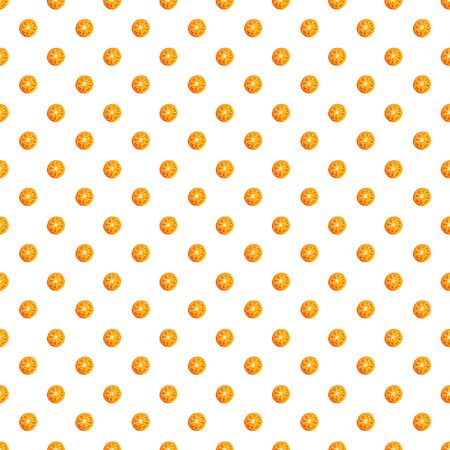 Seamless endless pattern of slices of juicy ripe red tomato. Design for wrapping paper, fabric and wallpaper.の写真素材