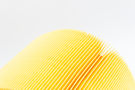 filter of the engine of the car on a white backgroundの写真素材