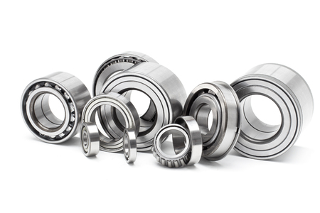 Group bearings and rollers (automobile components) for the engine and chassis suspensionの写真素材