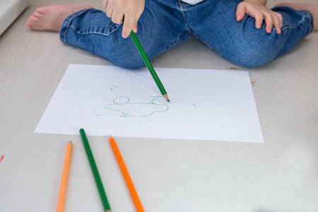 child drawing,の写真素材