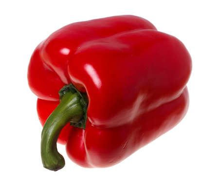 Fresh sweet pepper isolated on white background.の写真素材