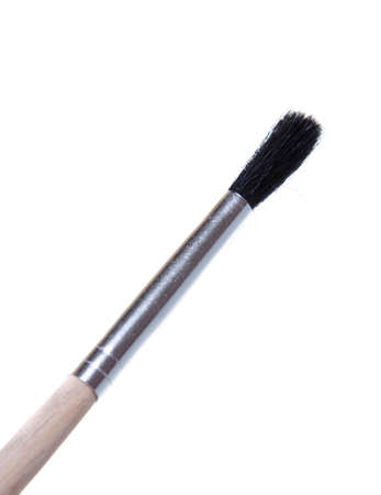 Children's brushes isolated on a white background.の写真素材