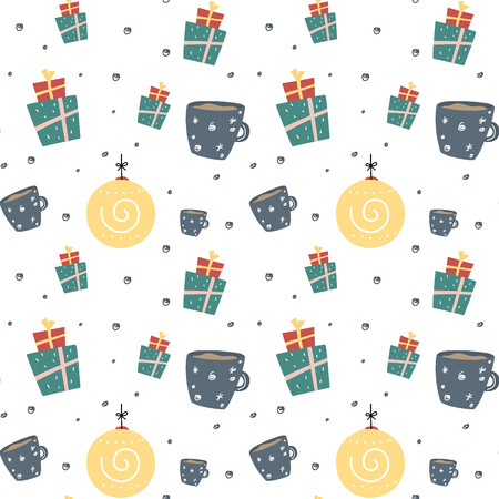 Christmas patternのイラスト素材