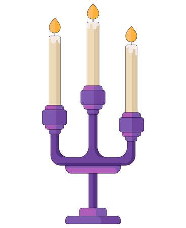 Flat style icon of Christmas stuff for cozy celebrate at home isolated on a white background. Vector illustrationのイラスト素材