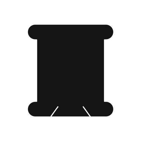 Vector hand drawn silhouette illustrationのイラスト素材