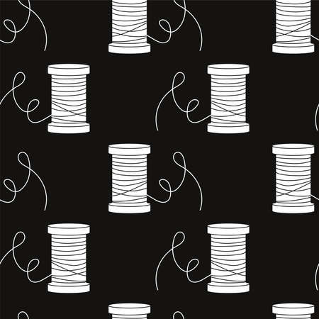 Vector flat hand drawn seamless patternのイラスト素材