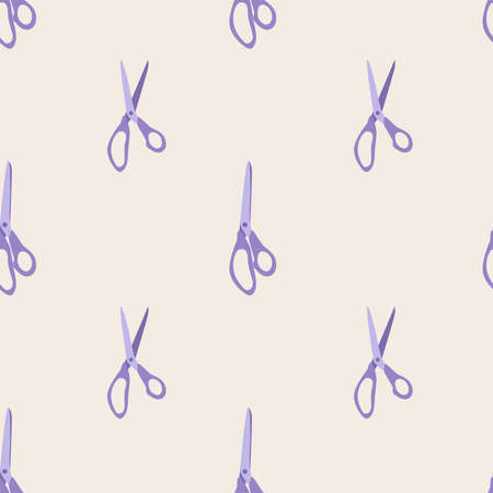 Vector flat hand drawn seamless patternのイラスト素材