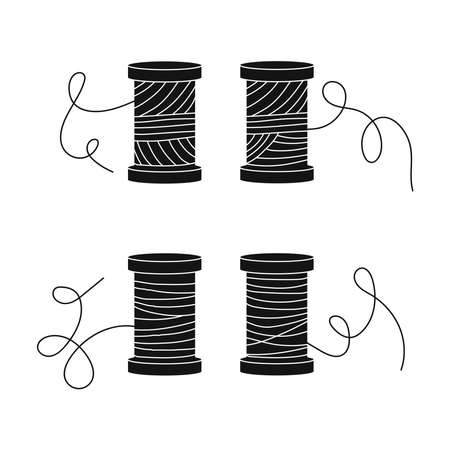 Vector hand drawn silhouette illustrationのイラスト素材