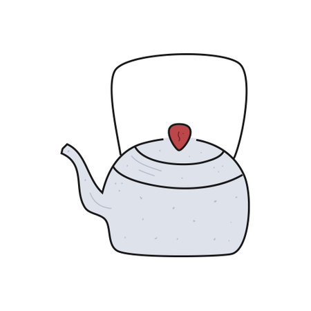 Vector hand drawn flat colourful illustrationのイラスト素材