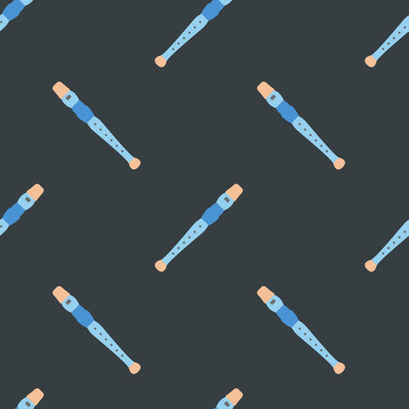 Vector flat hand drawn seamless geometric pattern with pipeのイラスト素材