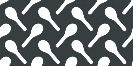 Vector flat hand drawn seamless pattern with maracasのイラスト素材