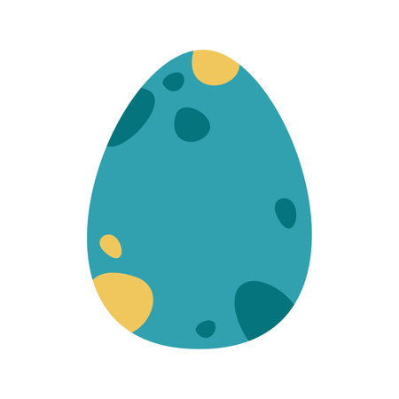 Flat hand drawn vector illustration of an eggのイラスト素材