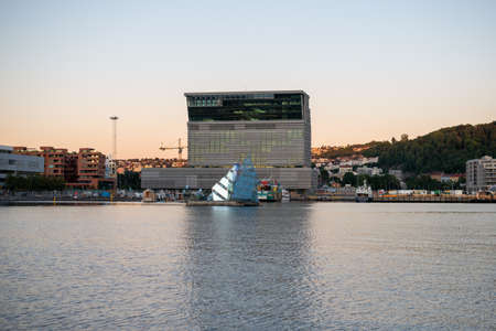 Modern architecture in the central part of Oslo.の写真素材
