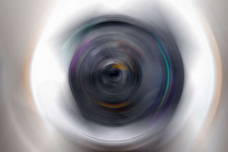 Abstract futuristic digital technology vortex background.の写真素材