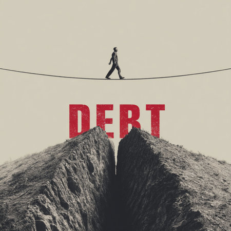 Debt Debt Financial Crisis Bankruptcy Debt Word Graphic Words Conceptの写真素材