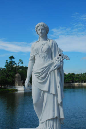 statue  with angle の写真素材